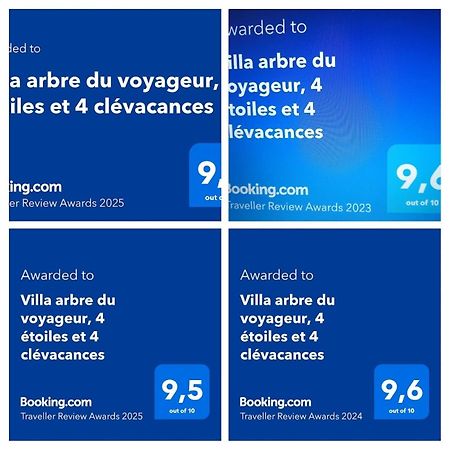 Villa Arbre Du Voyageur, 4 Etoiles Et 4 Clevacances Антр-До Экстерьер фото